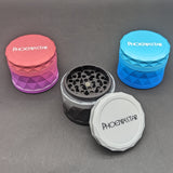Phoenix 2.4" Aluminum Color Fade Gripped Grinder-Avernic Smoke Shop