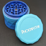 Phoenix 2.4" Aluminum Color Fade Gripped Grinder-Avernic Smoke Shop