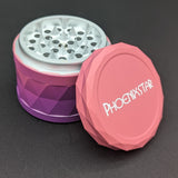 Phoenix 2.4" Aluminum Color Fade Gripped Grinder-Avernic Smoke Shop