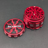 Phoenix Full Color Gripped Lightning Grinders-Avernic Smoke Shop