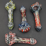 Phoenix Fully Worked Wig Wag Screened Pipe-Avernic Smoke Shop