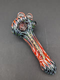Phoenix Fully Worked Wig Wag Screened Pipe-Avernic Smoke Shop