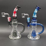 Phoenix Glass Wig Wag Loop Dab Rig-Avernic Smoke Shop