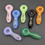 Phoenix Solid Color Screened Hand Pipes 4"-Avernic Smoke Shop