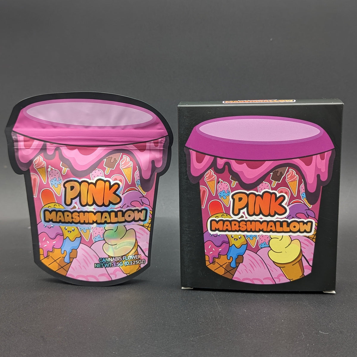 Pink Marshmallow 3.5g Bag or Box – Sold Separately – Avernic Smoke
