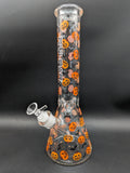 Pulsar Cackling Pumpkins Batty Beaker Glass Water Pipe | 14mm-Avernic Smoke Shop