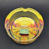 Pulsar Design Series Round Glass Ashtray | 3.4" | Assorted Designs-Avernic Smoke Shop