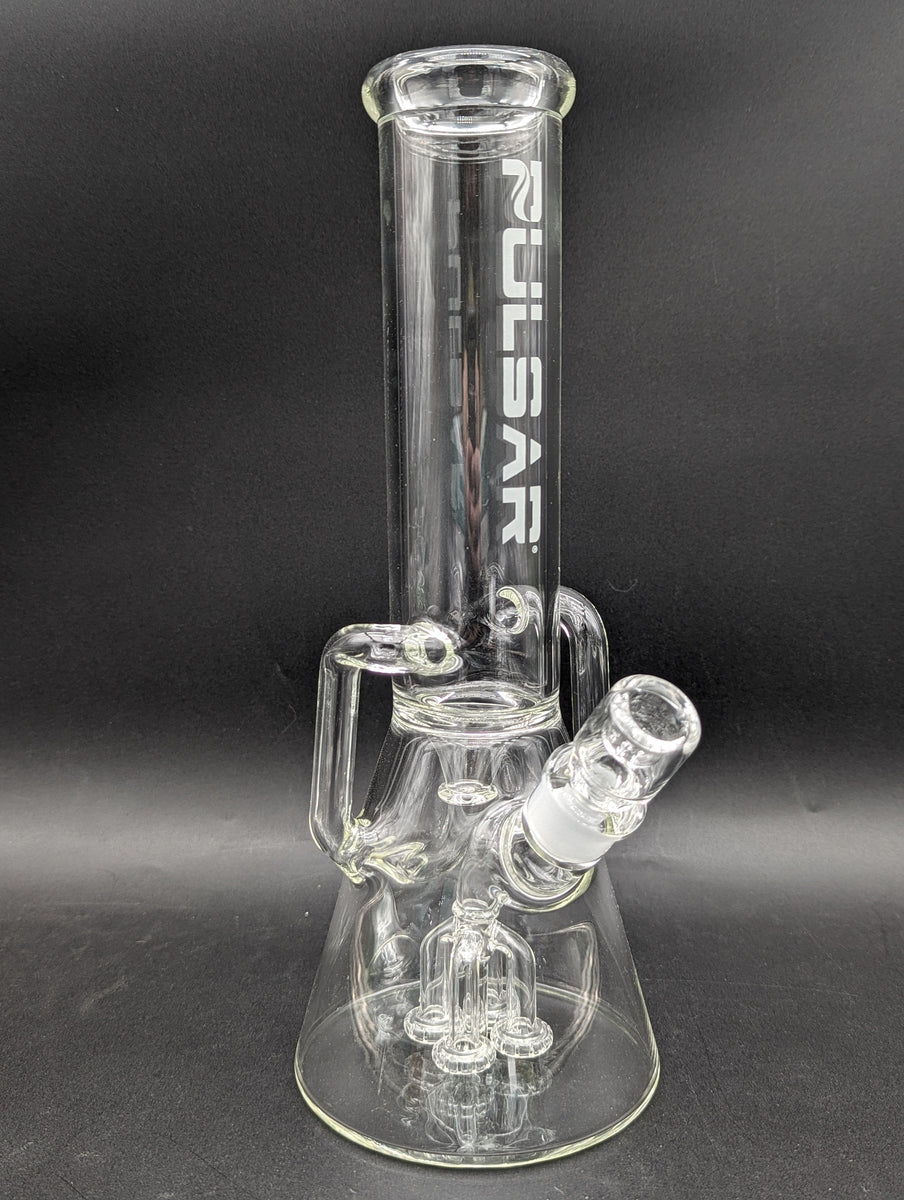 Pulsar Quad-Arm Showerhead Recycler Beaker Bong | 12