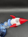 Pulsar Rocketship Glass Water Pipe | 12"-Avernic Smoke Shop