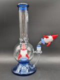 Pulsar Rocketship Glass Water Pipe | 12"-Avernic Smoke Shop