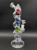 Pulsar Stacks on Stacks Glass Water Pipe | 12"-Avernic Smoke Shop