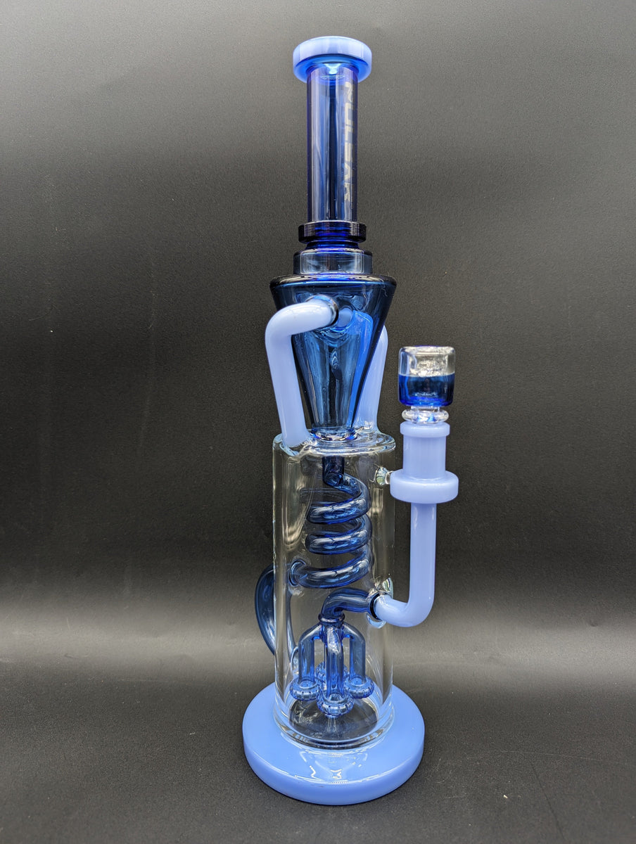 Pulsar Twister Glass Recycler Water Pipe | 14.5