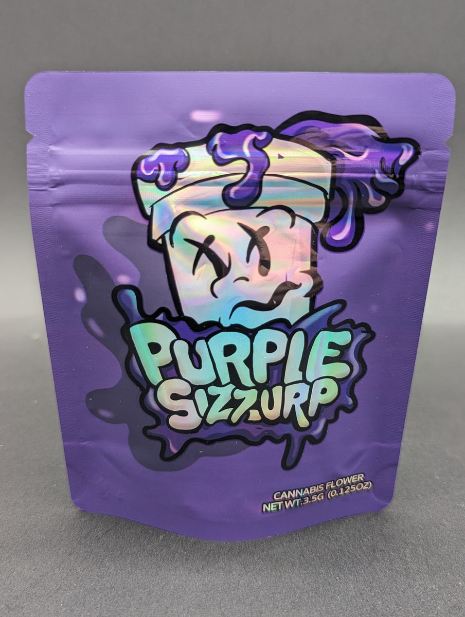 Purple Sizzurp 3.5g Mylar Bag or Box – Sold Separately – Avernic