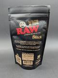 RAW Black Extra Wide Pre-Rolled Tips | 50pc Bag-Avernic Smoke Shop