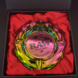 RAW Crystal Ashtray - Rainbow Prism-Avernic Smoke Shop