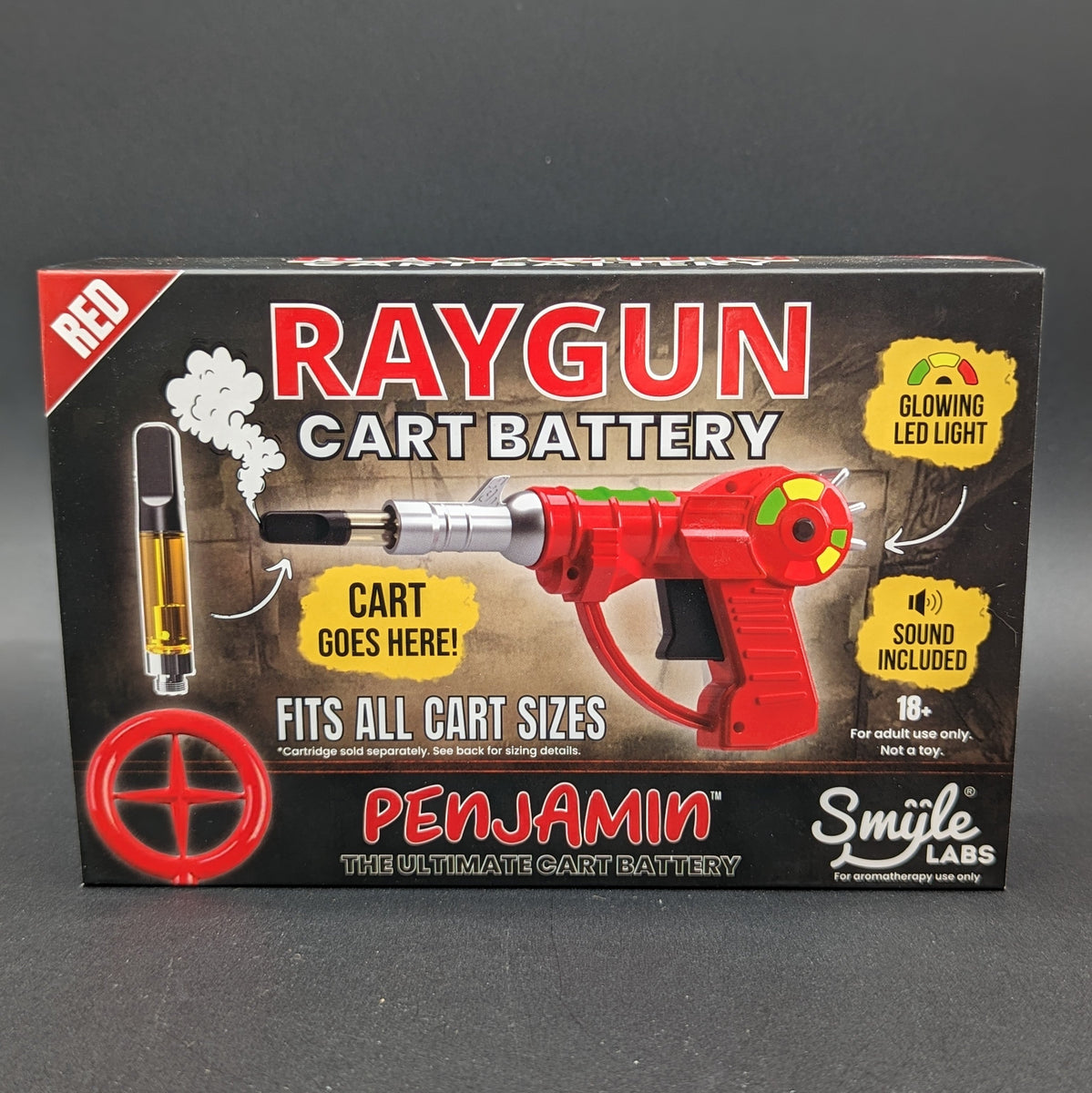 Raygun Penjamin Battery with Lights and Sound - Smyle Labs Avernic Smoke Shop Raygun Penjamin Battery with Lights and Sound - Smyle Labs Avernic Smoke Shop