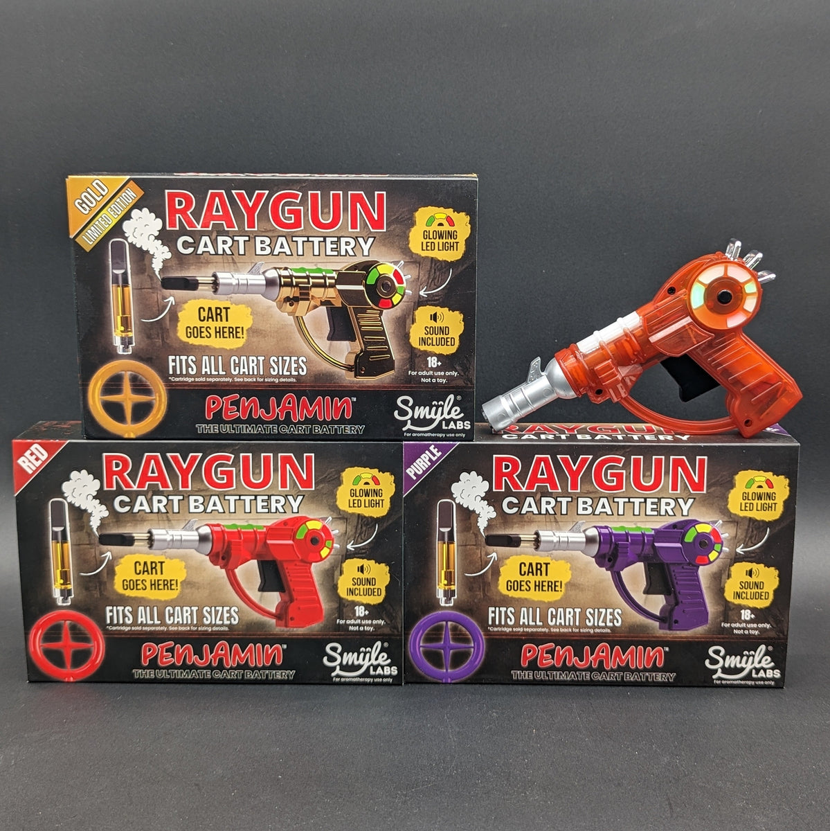 Raygun Penjamin Battery with Lights and Sound - Smyle Labs  Avernic Smoke  Shop