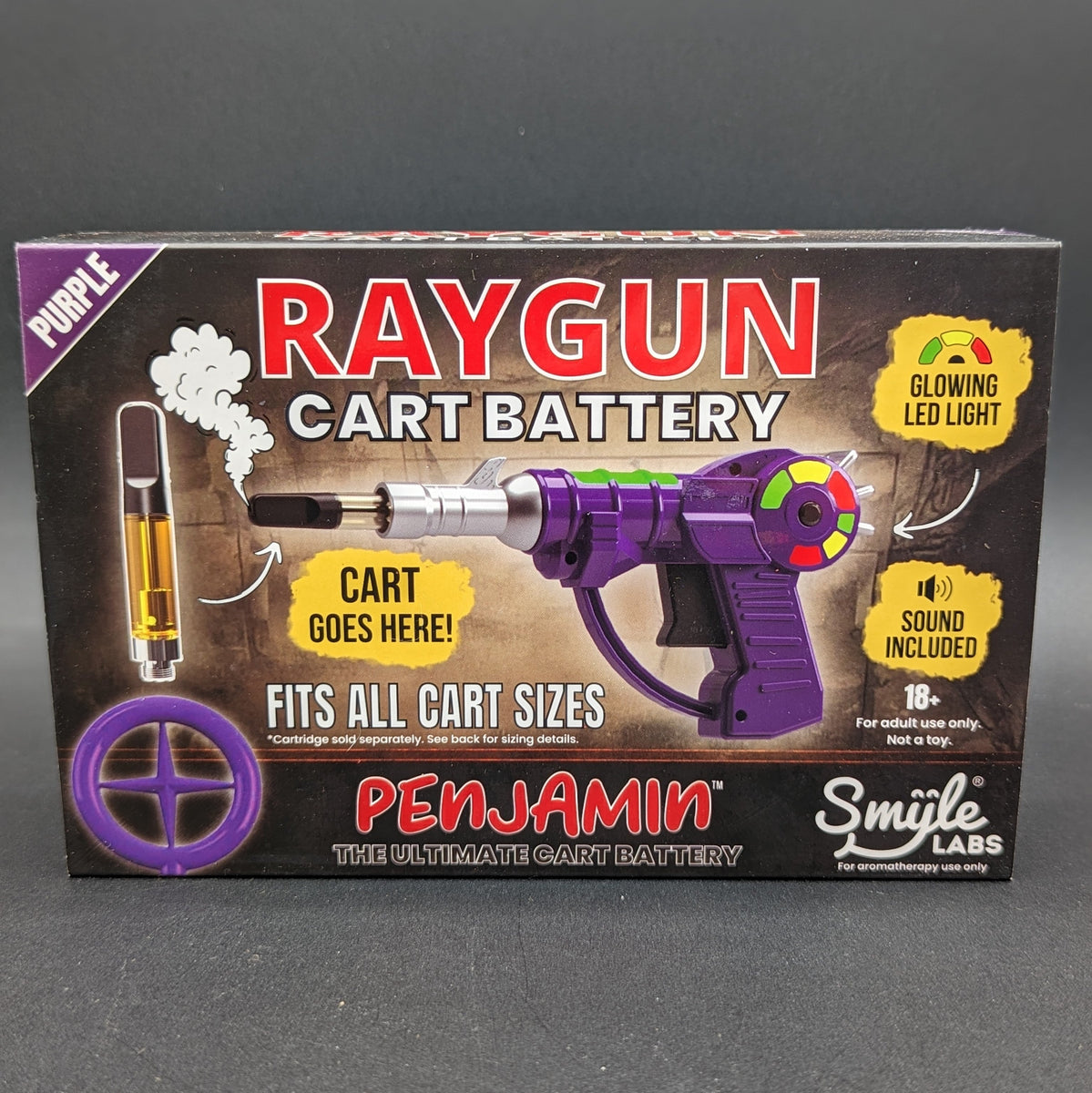 Raygun Penjamin Battery with Lights and Sound - Smyle Labs  Avernic Smoke  Shop