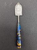 Resin Handle Spade Damascus Steel Dab Tool-Avernic Smoke Shop