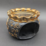 Royal Leaf Cauldron Secret Storage Polyresin Ashtray | 4.5"-Avernic Smoke Shop