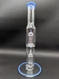 Sheep Glass Dual Fixed 8 Arm Straight Tube Bong-Avernic Smoke Shop