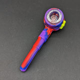 Silicone Sherlock Pipe w/ Bees-Avernic Smoke Shop