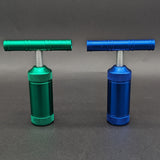 Simple T-Style Aluminum Pollen Press-Avernic Smoke Shop
