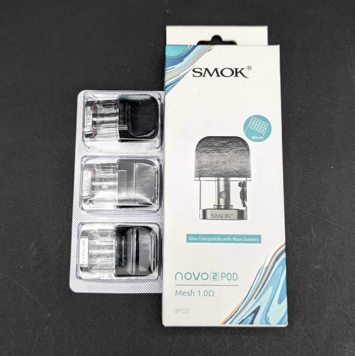 elf bar vape uk Replacement POD - Smoktech - Novo 2S - 3 Pack main image 1