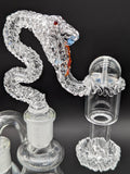 Space King - 14mm Quartz Snake Banger-Avernic Smoke Shop