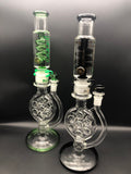Swiss Perc Bong w/ Glycerin Coil Tube - Avernic Smoke Shop