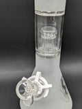 TAG - 14" Sandblasted Fixed 8 Arm Tree Beaker 50x7mm-Avernic Smoke Shop