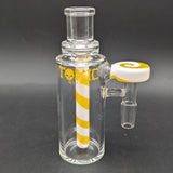 Toxic Glass Swirl 14mm 90 Degree Ash Catcher-Avernic Smoke Shop
