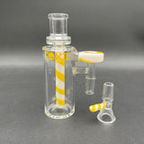 Toxic Glass Swirl 14mm 90 Degree Ash Catcher-Avernic Smoke Shop