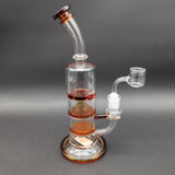 Tsunami Concentrate Rig Double Honeycomb Turbine 8″-Avernic Smoke Shop