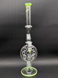 Uzzi Glass Swiss Perc Bong - Slime Green-Avernic Smoke Shop