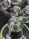 Uzzi Glass Swiss Perc Bong - Slime Green-Avernic Smoke Shop