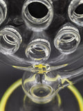 Uzzi Glass Swiss Perc Bong - Yellow-Avernic Smoke Shop