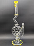 Uzzi Glass Swiss Perc Bong - Yellow-Avernic Smoke Shop