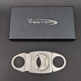 Vector Double Blade Metal Cigar Cutter-Avernic Smoke Shop