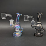 Visible Spectrum Electroplated Glass Ball Rig | 4.75"-Avernic Smoke Shop