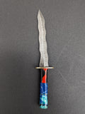 Wavy Sword Damascus Steel Dab Tool 4.25"-Avernic Smoke Shop