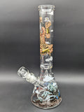Wormhole Glass "Kalinda" 15" Beaker Bong-Avernic Smoke Shop