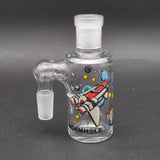 Wormhole Glass "Lost in Space" Dry Ash Catcher 14mm-Avernic Smoke Shop