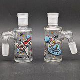 Wormhole Glass "Lost in Space" Dry Ash Catcher 14mm-Avernic Smoke Shop
