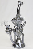 10" Genie Metallic swirl chamber recycled rig - Avernic Smoke Shop