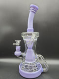 10.5" Four Pillar Hollow foot Recycler - Avernic Smoke Shop