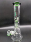 12" Genie Beaker w/ Tree Perc Bong - Avernic Smoke Shop
