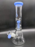 12" Genie Beaker w/ Tree Perc Bong - Avernic Smoke Shop