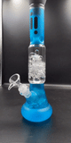 12" infyniti frost glass 4-arm round beaker Bong - Avernic Smoke Shop