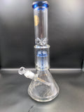 15" Bougie Beaker With Tree Perc - Avernic Smoke Shop